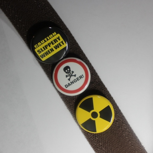 Other - Backpack Pinback buttons (set of 3)